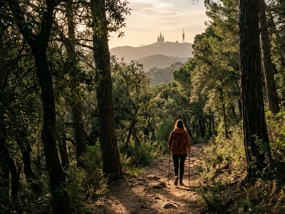 Tibidabo from Vallvidrera